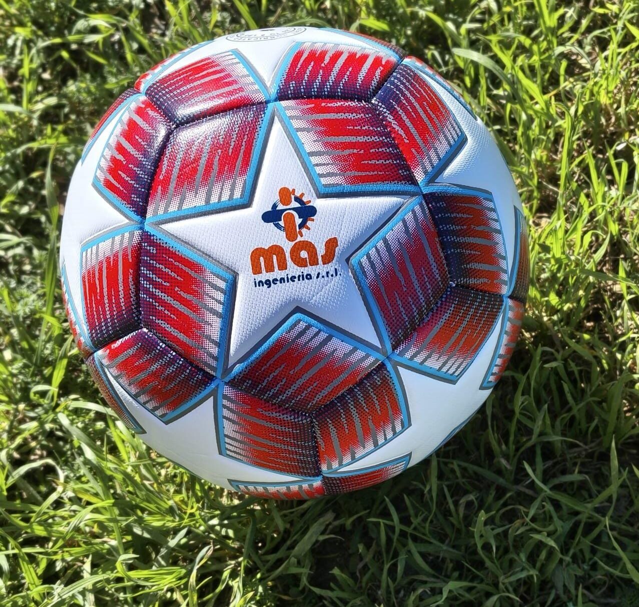 Pelota de Fútbol N° 5 Promocional Diseño Estrella (PVC) — Recreativa y Personalizable - Imagen 2