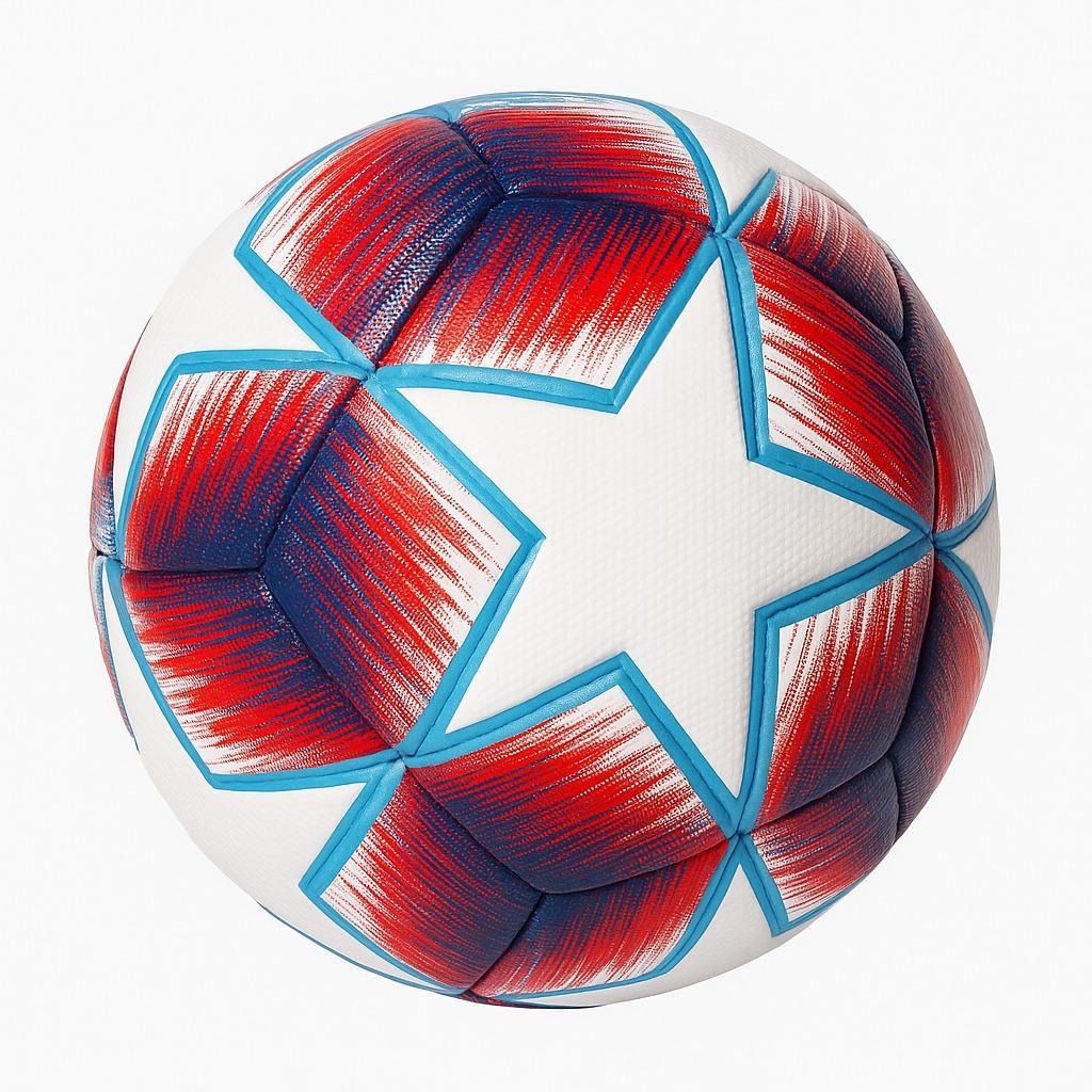 Pelota de Fútbol N° 5 Promocional Diseño Estrella (PVC) — Recreativa y Personalizable